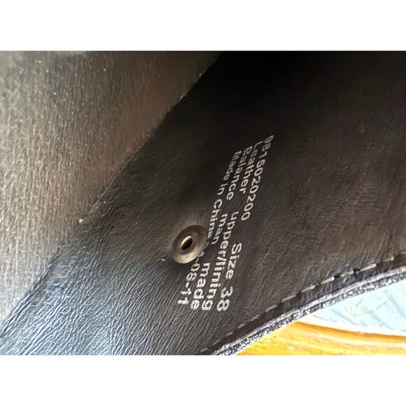 Dansko Black Leather Solstice Clogs size 38 7.5 8 - Picture 5 of 8